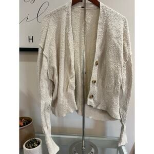 Free People Off-White Cardigan